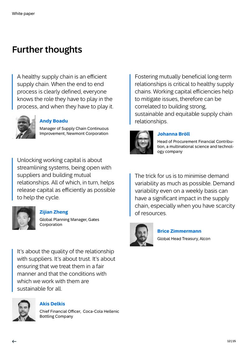 Effective cash flow control in an uncertain global market