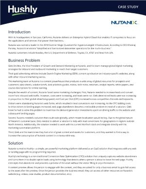 Case Study: Nutanix