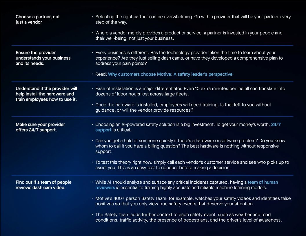 Ultimate guide to building a world-class fleet safety program