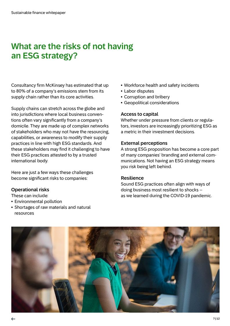 Sustainable finance: how to build an ESG plan that supports your goals