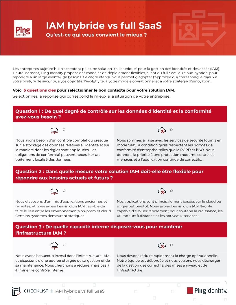 IAM hybride vs full SaaS : Qu'est-ce qui vous convient le mieux ?