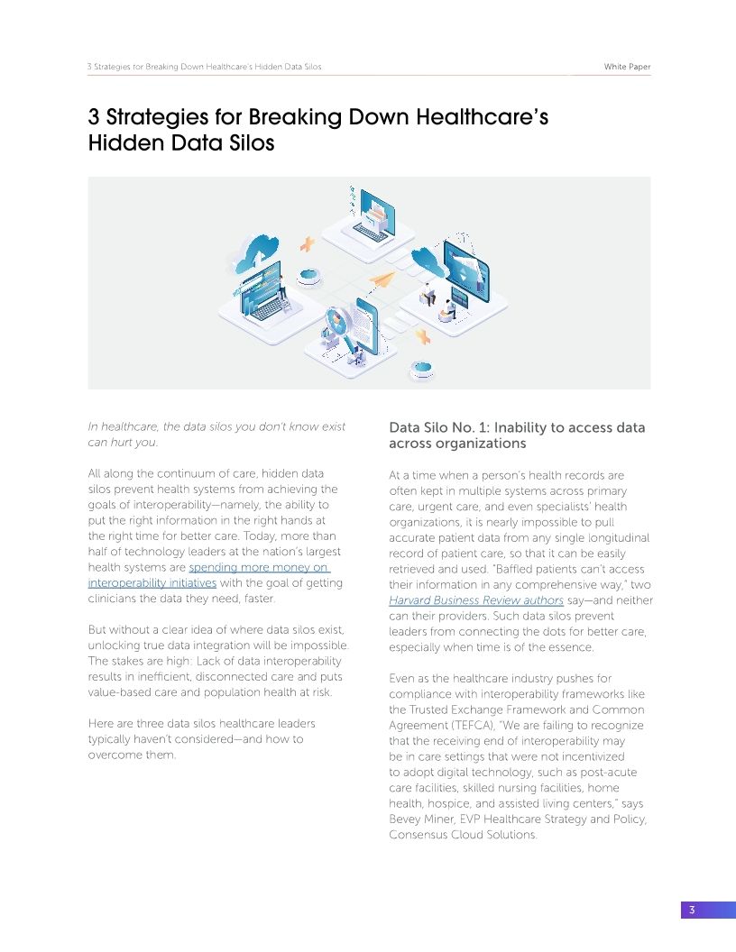 3 Strategies for Breaking Down Healthcare's Hidden Data Silos
