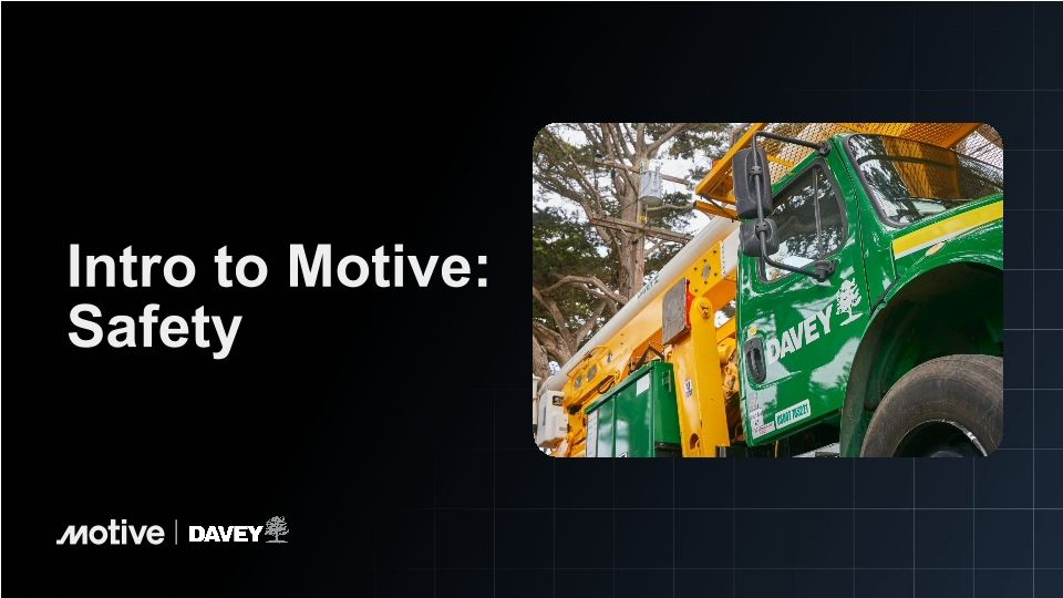 Intro to Motive: Safety (Slide Deck)