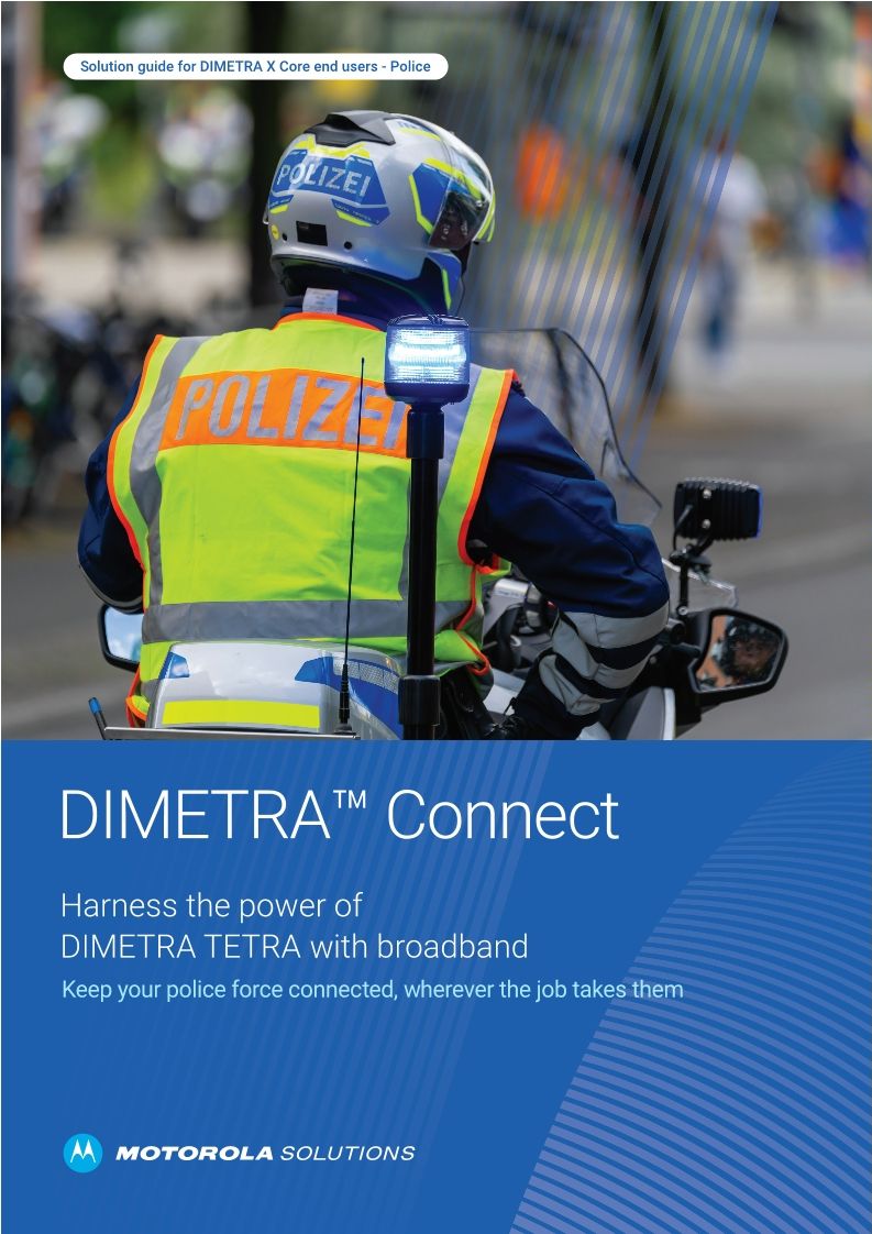Solution guide for DIMETRA X Core end users - Police