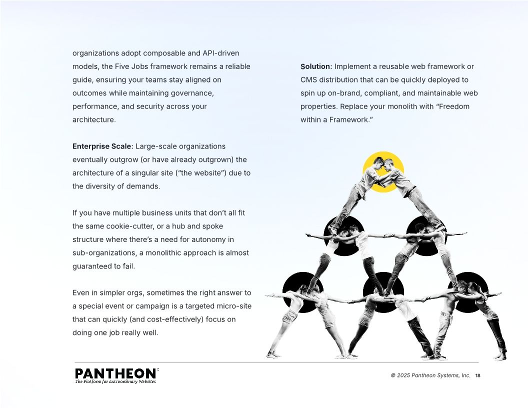 The Five Jobs of the Modern Web