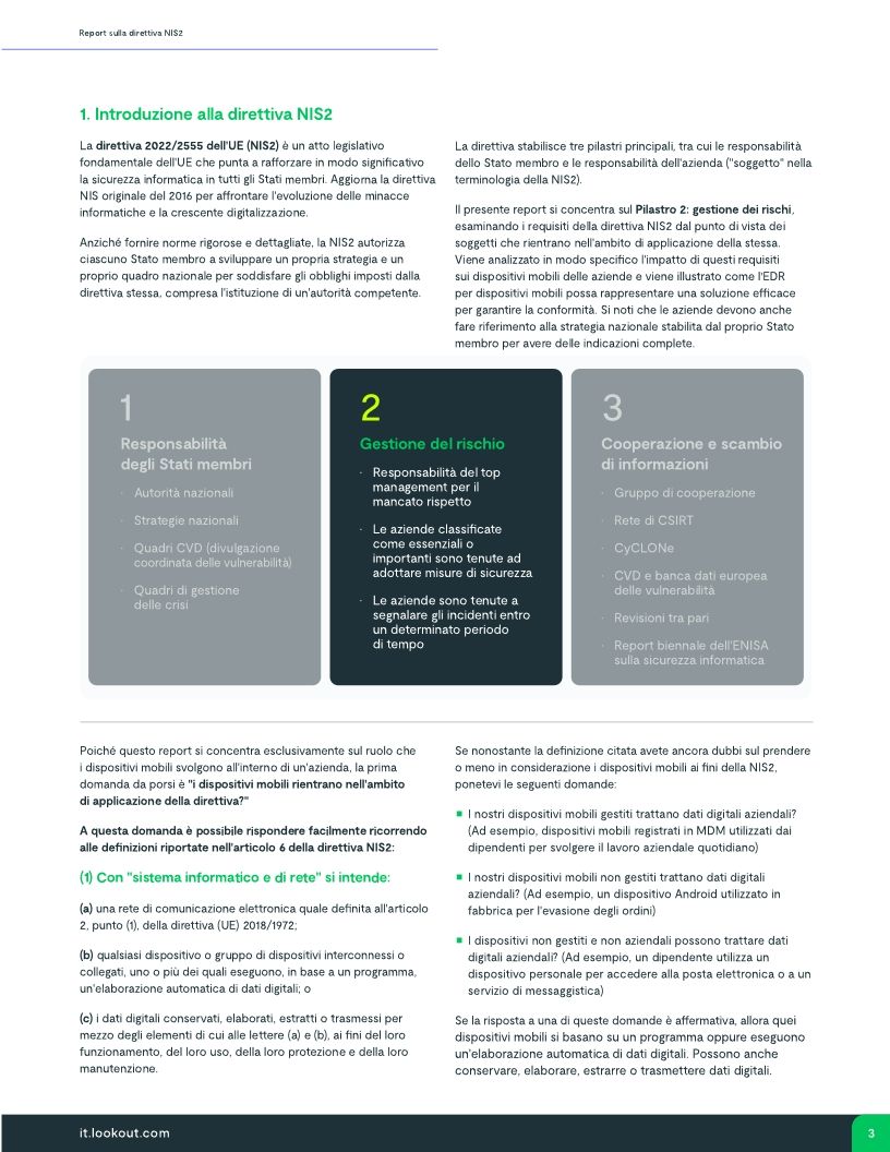 Report sulla direttiva NIS2 dell'UE