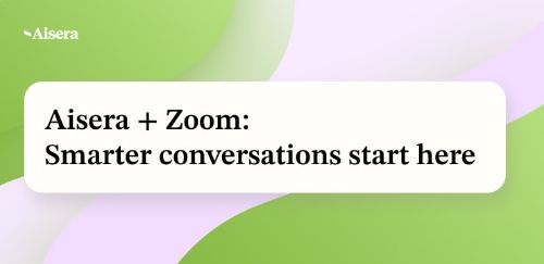 Aisera Assistant on Zoom: Resolve Issues in Zoom Team Chat