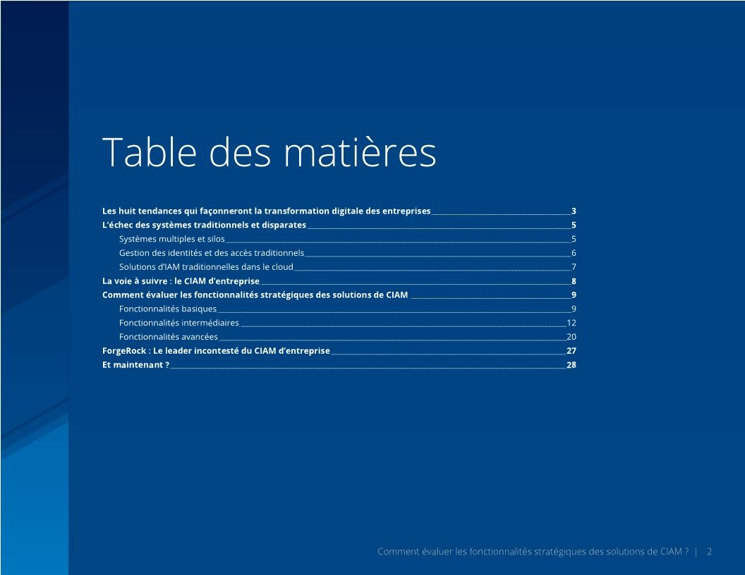 Comment évaluer les fonctionnalités clés des solutions de CIAM