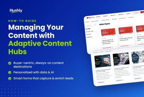 Managing your content with Hushly Adaptive Content Hubs
