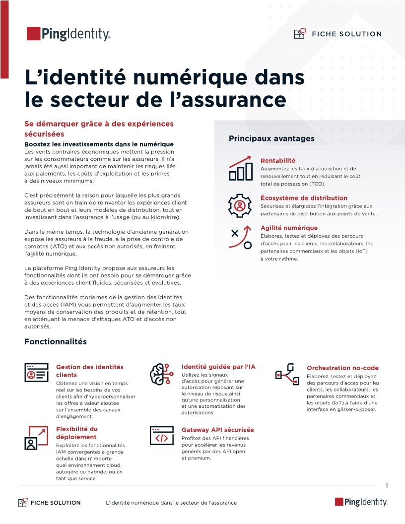 L’identité numérique dans le secteur de l'assurance
