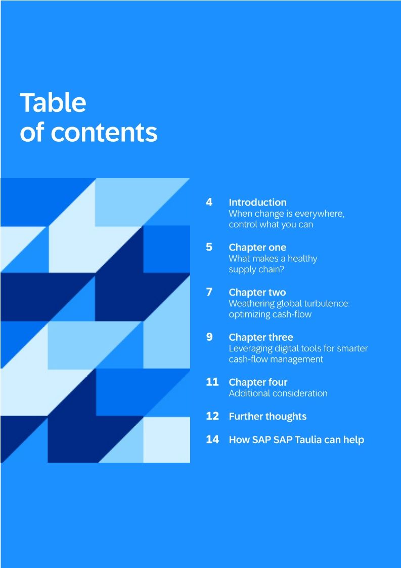 Effective cash flow control in an uncertain global market