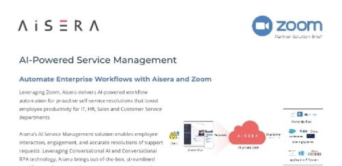 Conversational AI and Automation Solution for Zoom