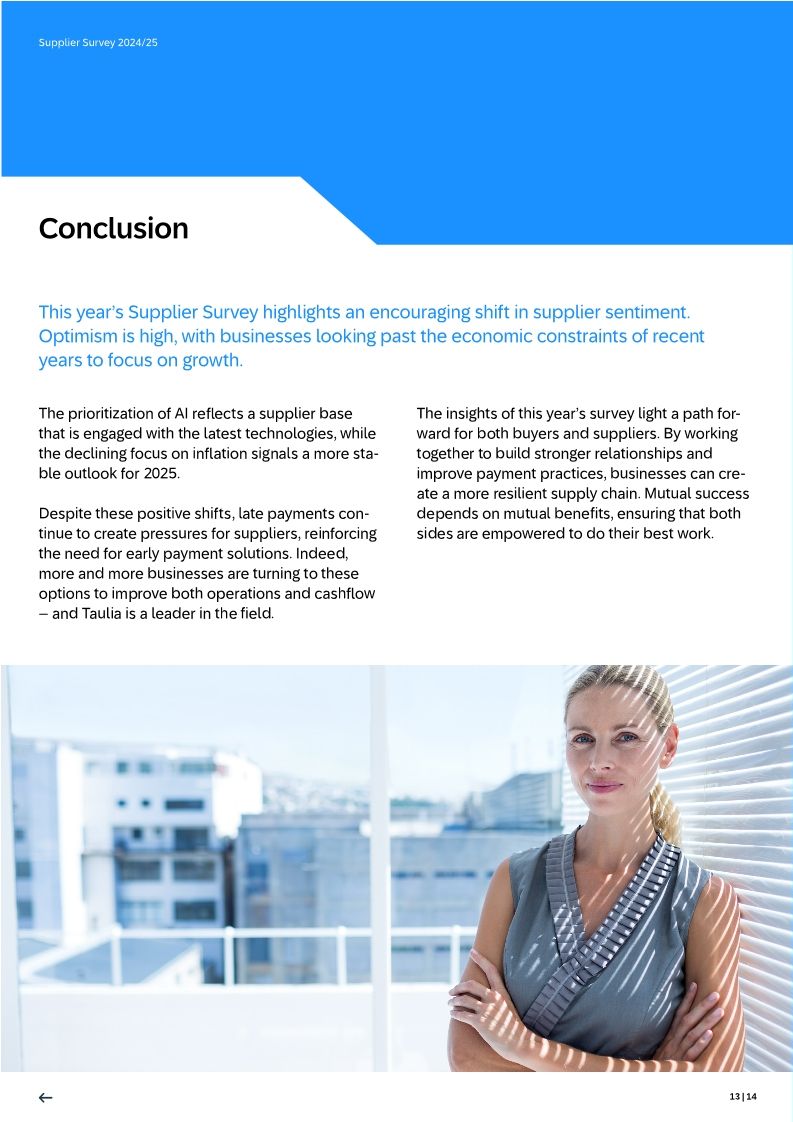 Supplier Survey 2024/25