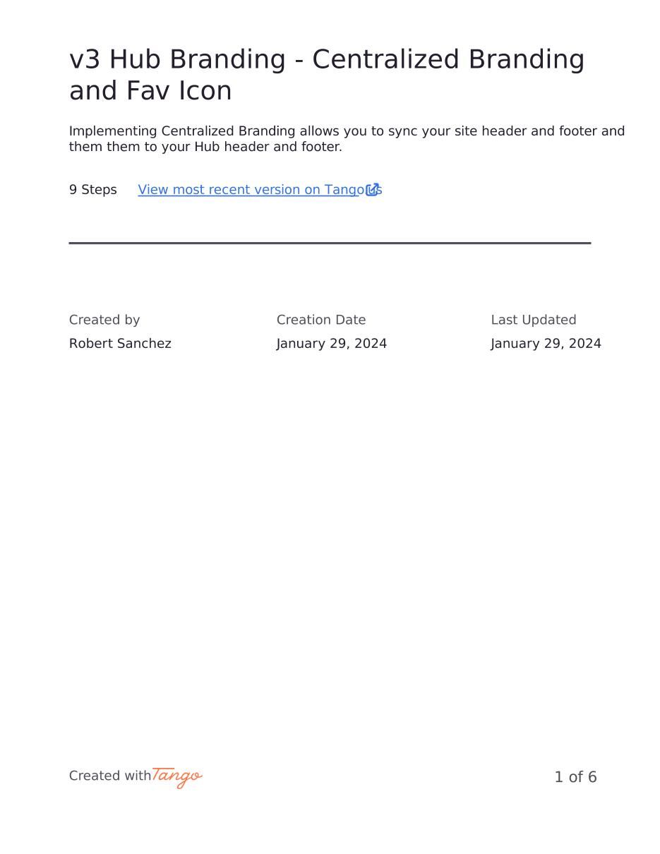 v3 Hub Branding - Centralized Branding and Fav Icon