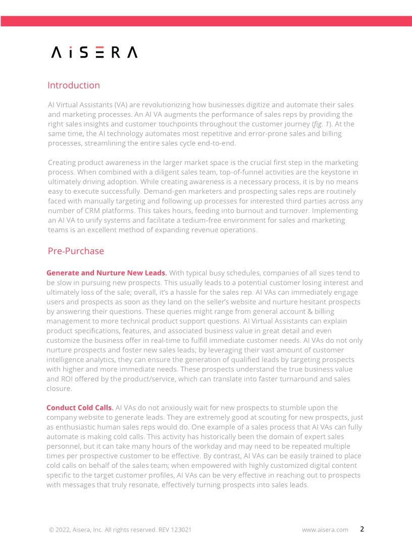 Accelerate Revenue Generation by Transforming Customer Experience