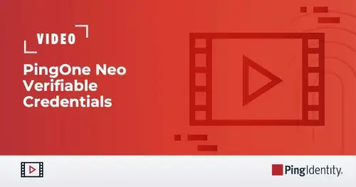 PingOne Neo Verifiable Credentials