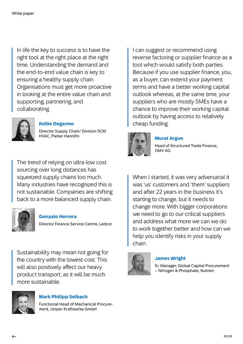 Effective cash flow control in an uncertain global market