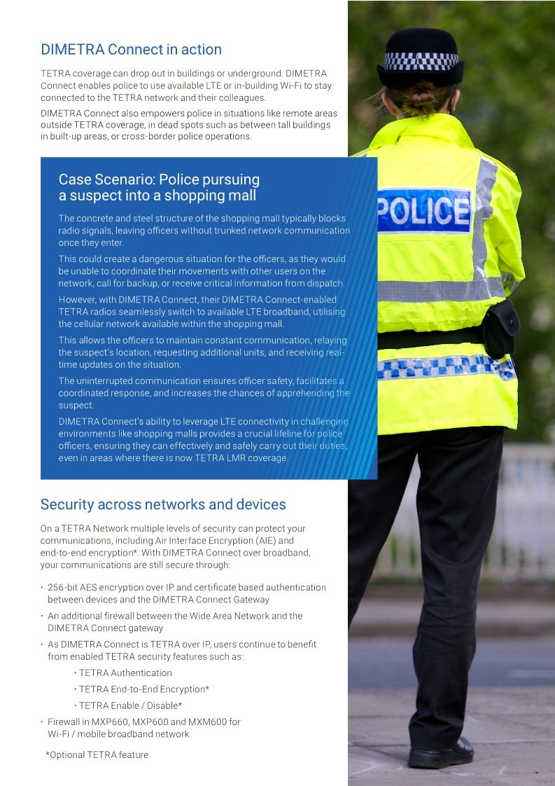 Solution guide for DIMETRA X Core end users - Police