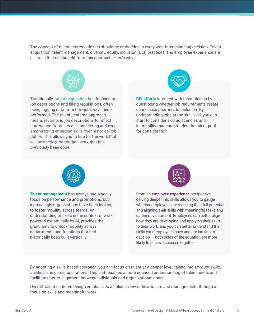 Talent-centered design: A blueprint for success in the digital era