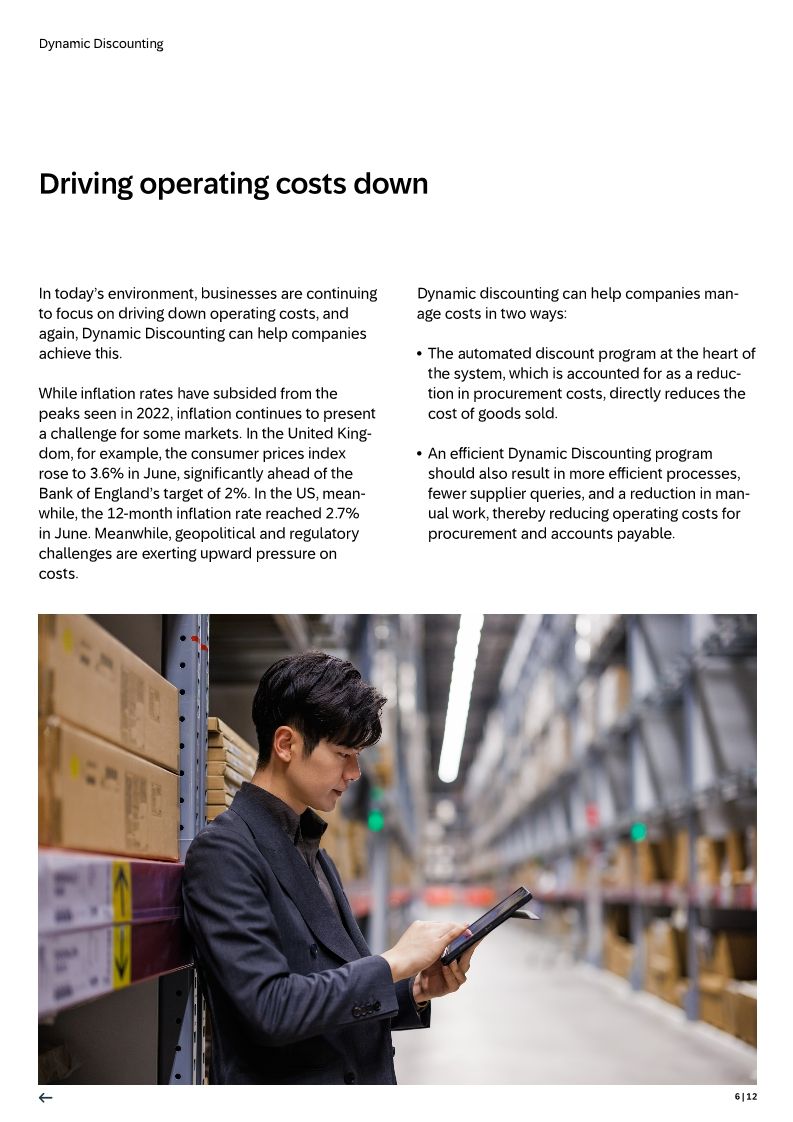 Dynamic Discounting: the key to early payments