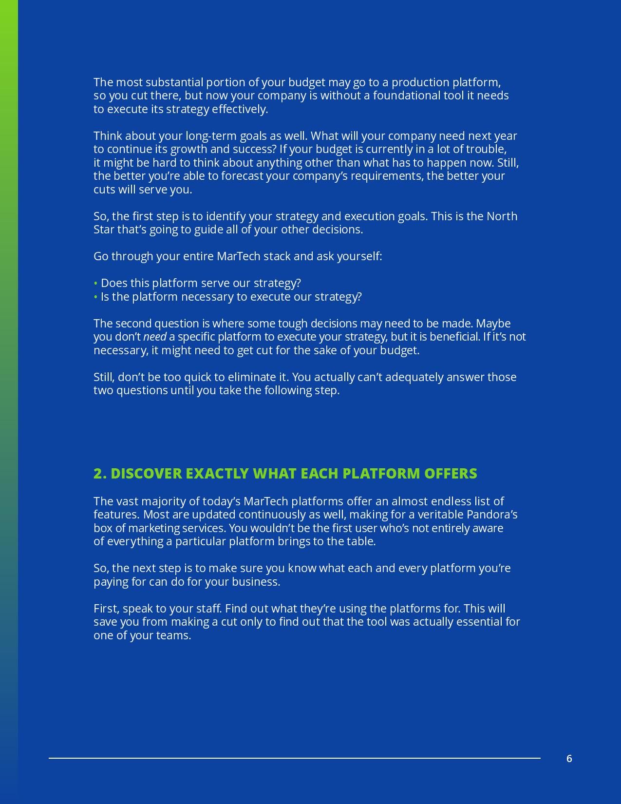 How to Make Strategic Cuts to a Bloated MarTech Stack