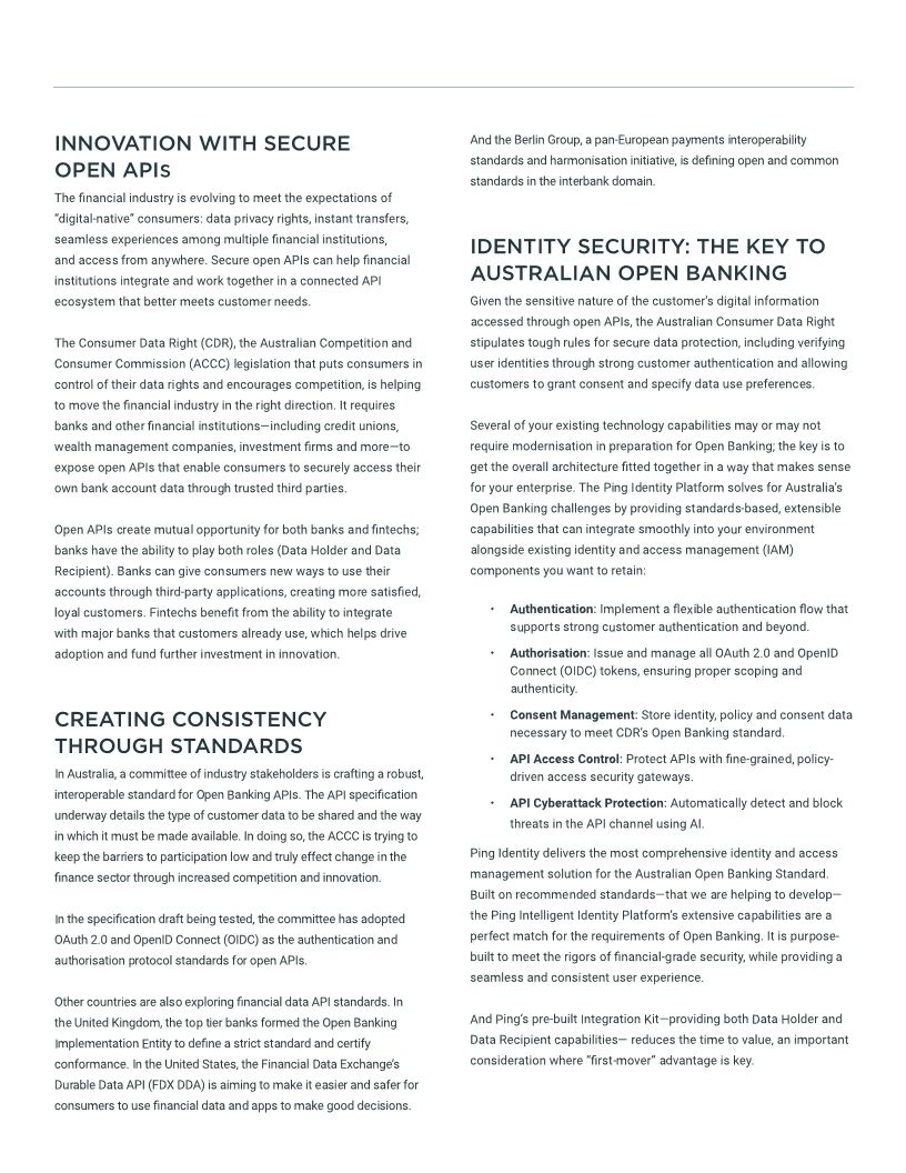 Consumer Data Right: Open Banking