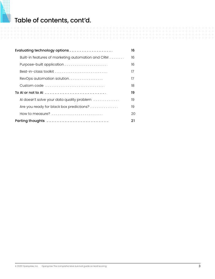 The comprehensive survival guide on lead scoring