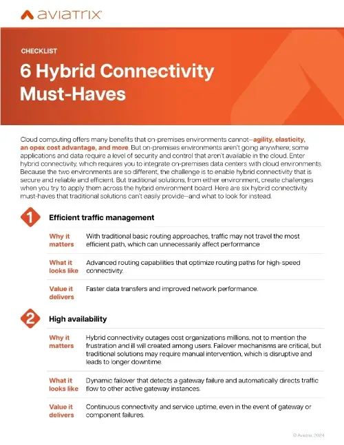 6 Hybrid Connectivity Must-Haves