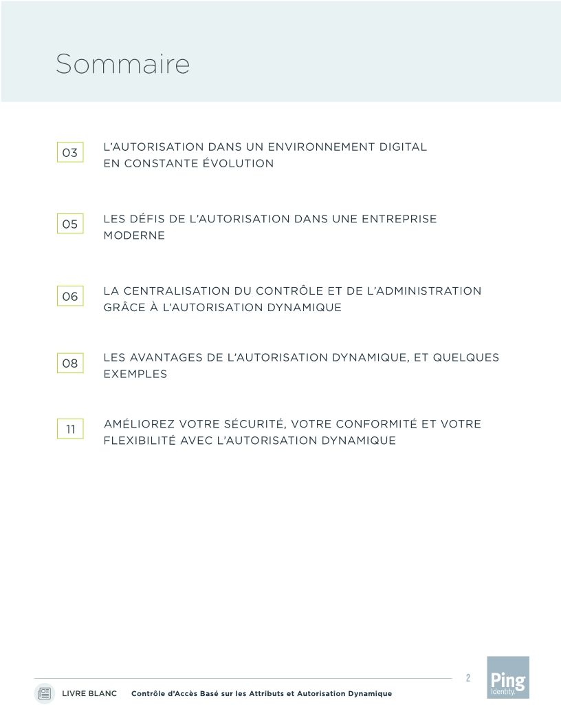Contrôle d’Accès Basé sur les Attributs et Autorisation Dynamique