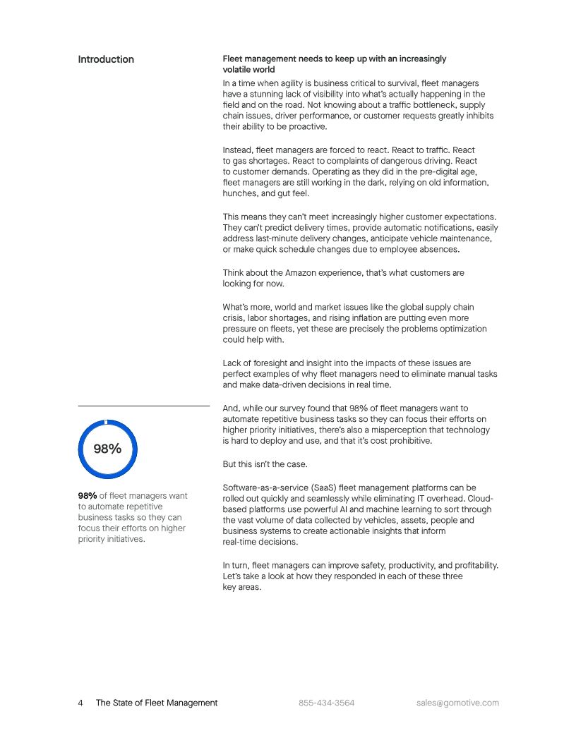 State of Fleet Management Report