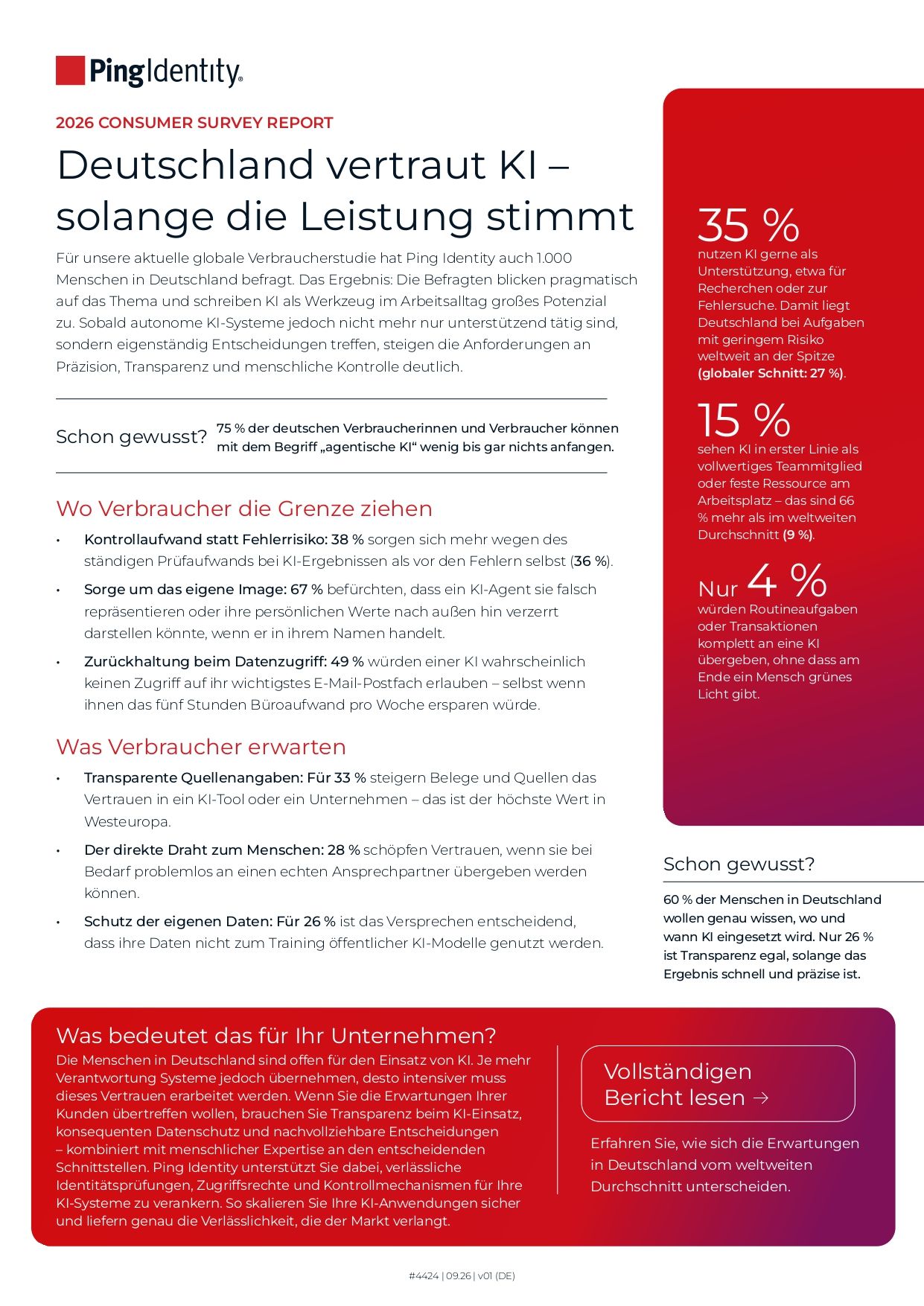 Deutschland vertraut KI &ndash; solange die Leistung stimmt