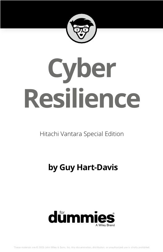 Cyber Resilience For Dummies