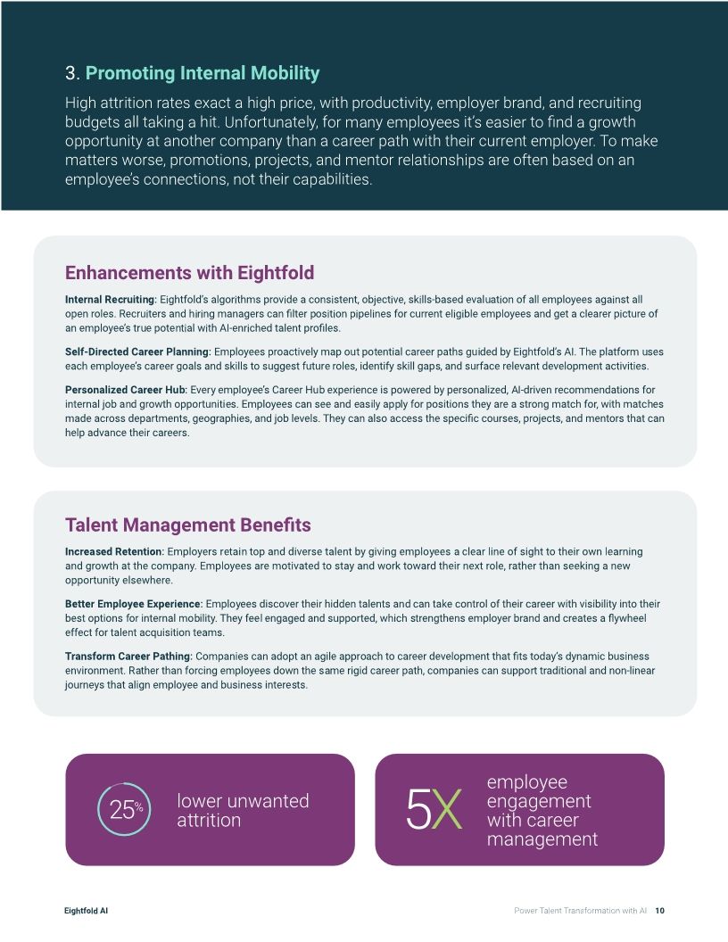 Power Talent Transformation with SAP and Eightfold