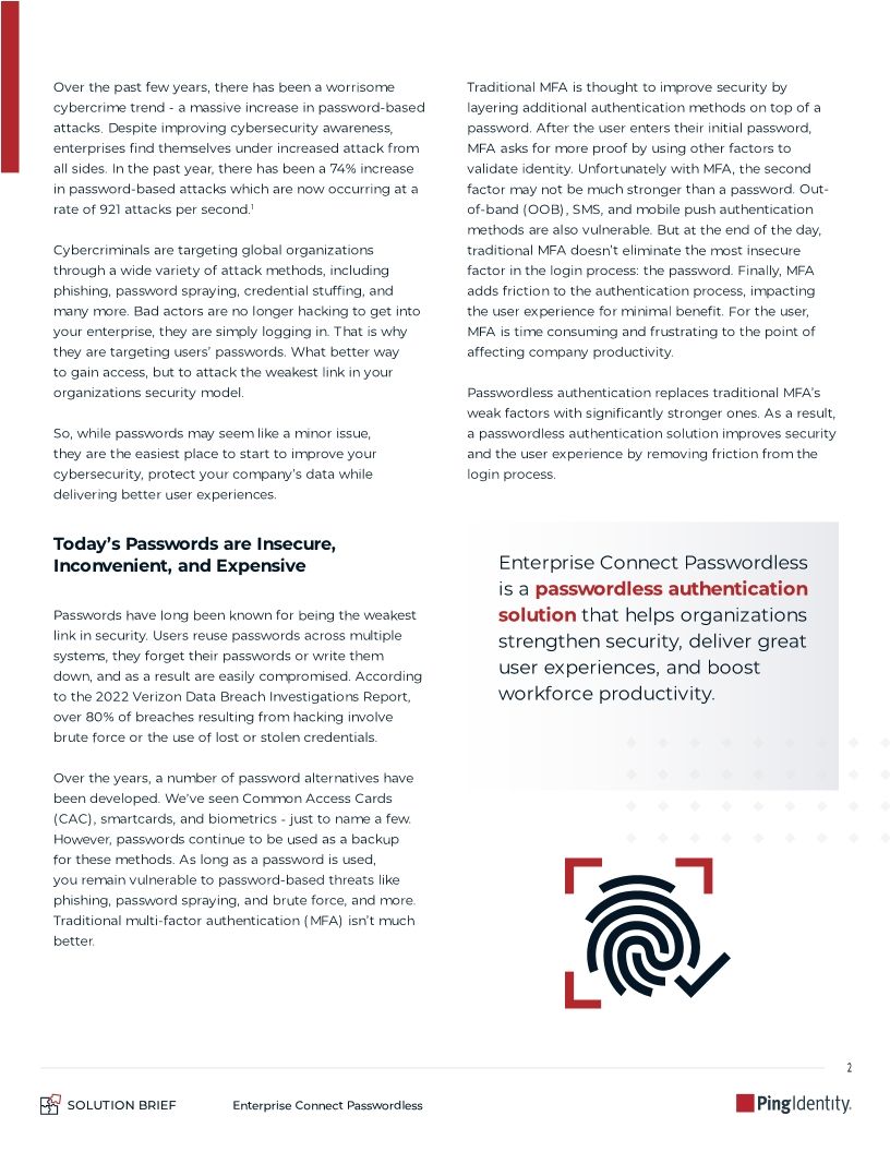 Enterprise Connect Passwordless