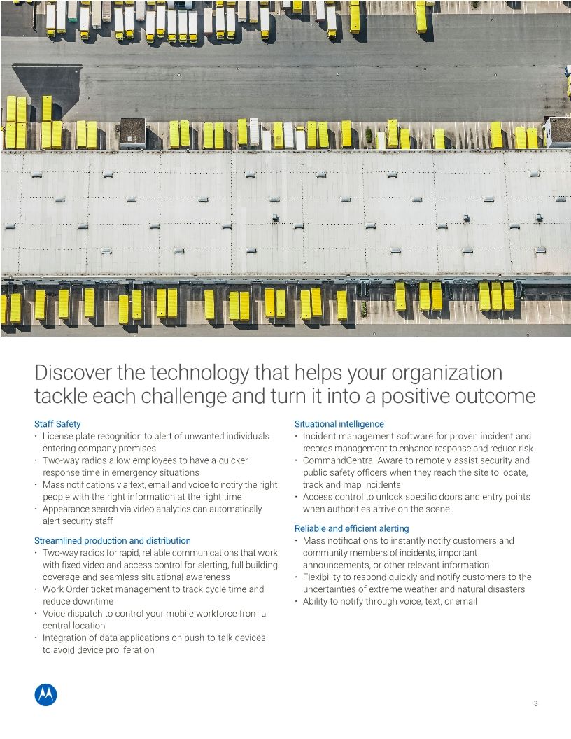 Solving for safer transportation and logistics solution brief