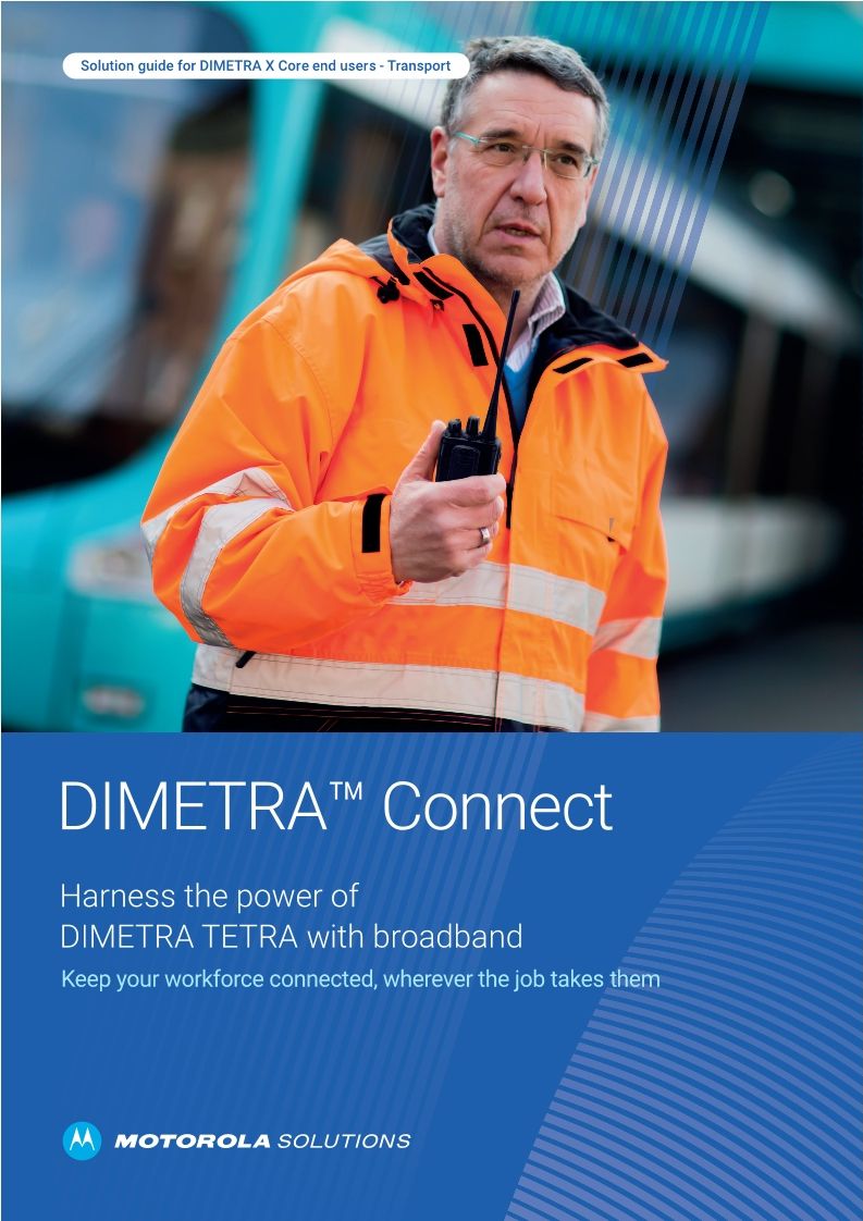 Solution guide for DIMETRA X Core end users - Rail Transport