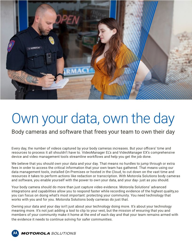 Body-Worn Camera Brochure