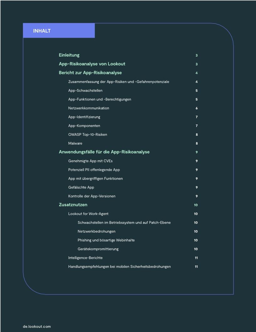 Automatisierte Prüfung mobiler Apps mit Lookout