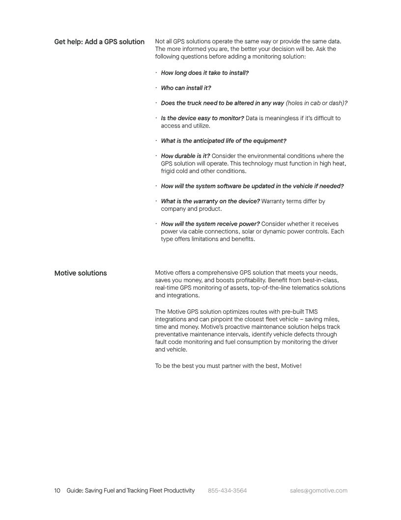 Owners Fuel Management Guide