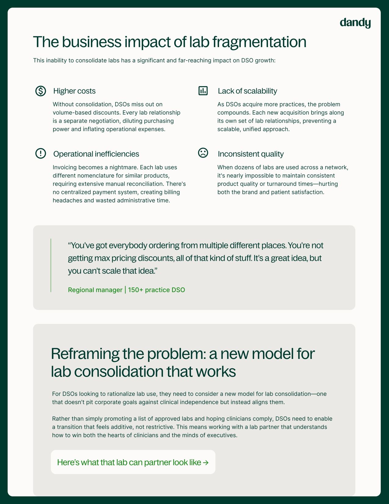 Cracking the code on lab consolidation: a new playbook for DSOs