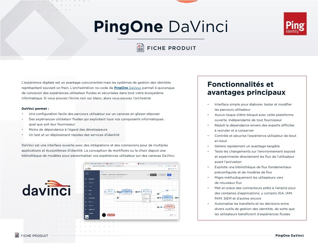 PingOne DaVinci