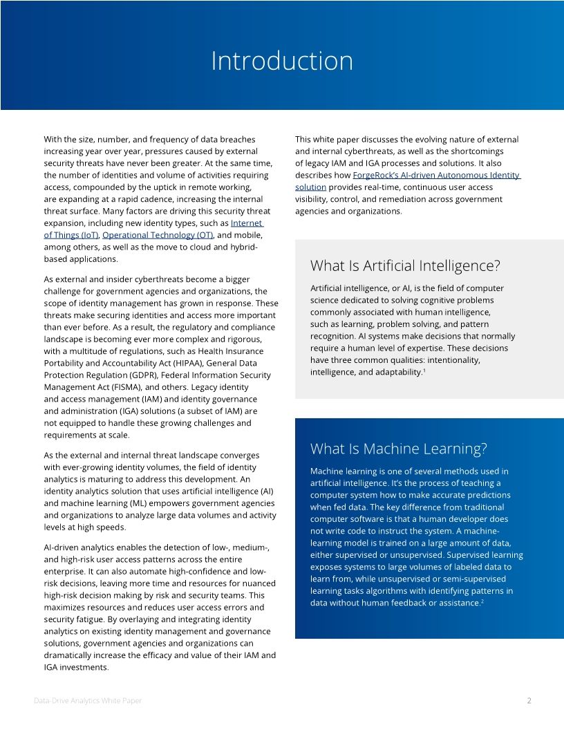 Maximize the Value of Your Government Identity Solutions with AI-Driven Identity Analytics