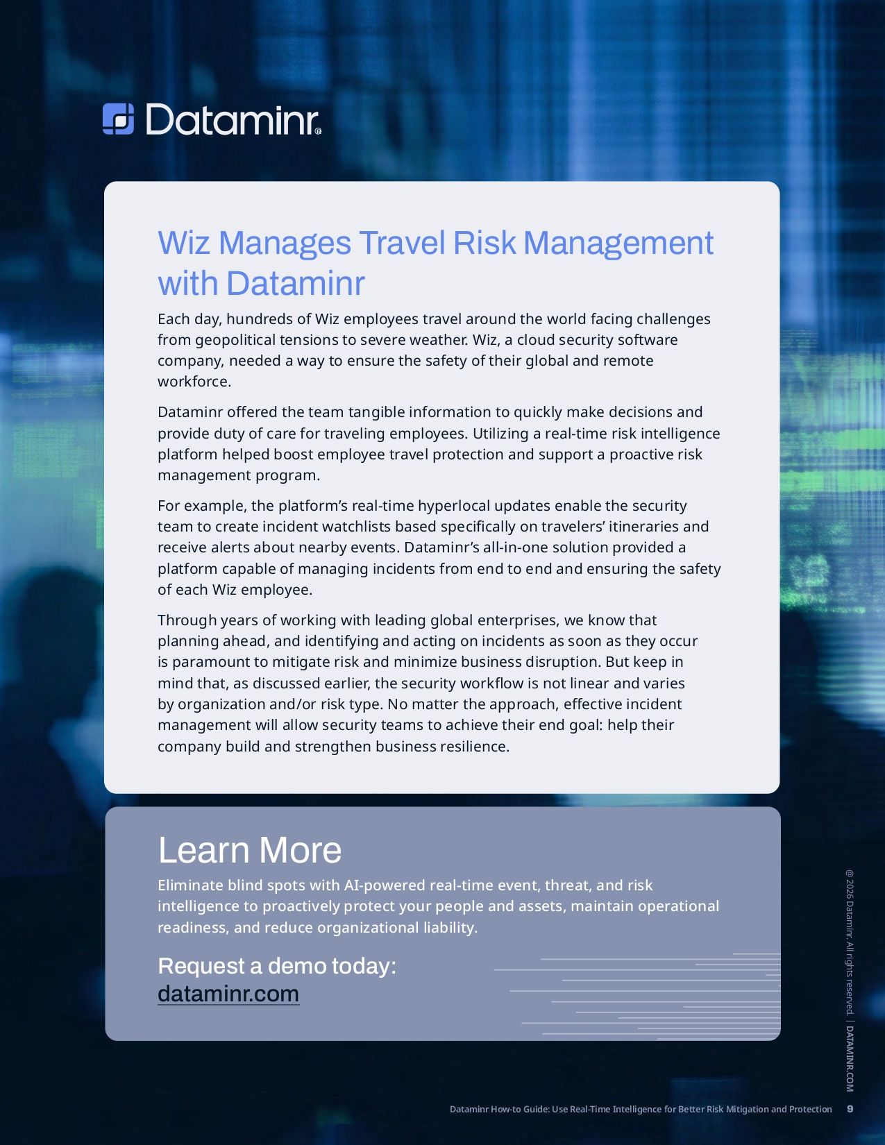 Use Real-Time Intelligence for Better Risk Mitigation and Protection