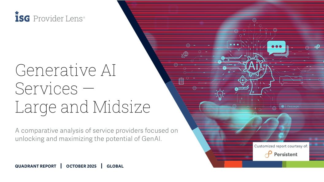 Persistent Systems Named a Leader in 2025 ISG Provider Lens&reg; Generative AI Services