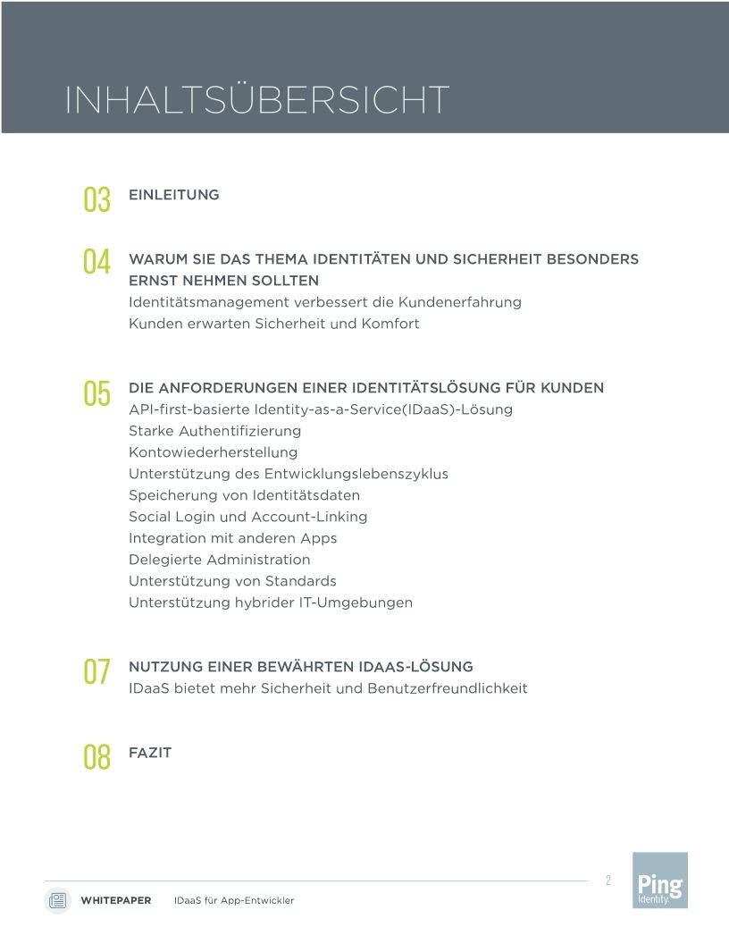 IDaaS für App-Entwickler