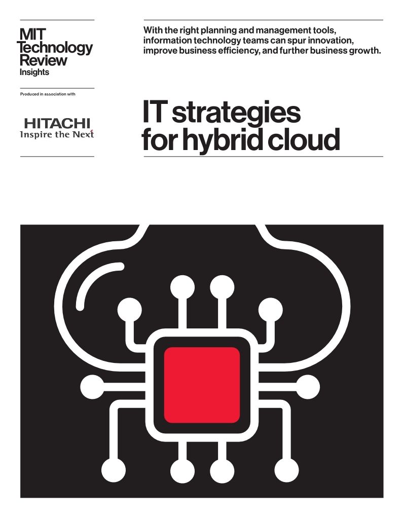 MIT Technology Review IT Strategies for Hybrid Cloud