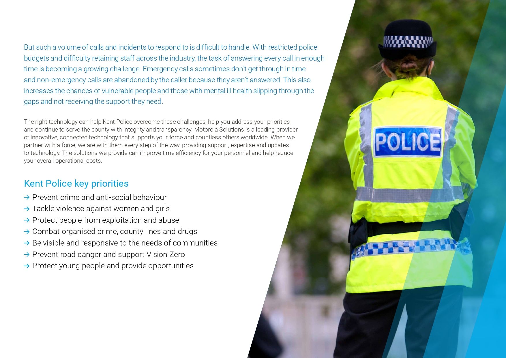 Kent Police & Motorola Solutions: Building safer communities together