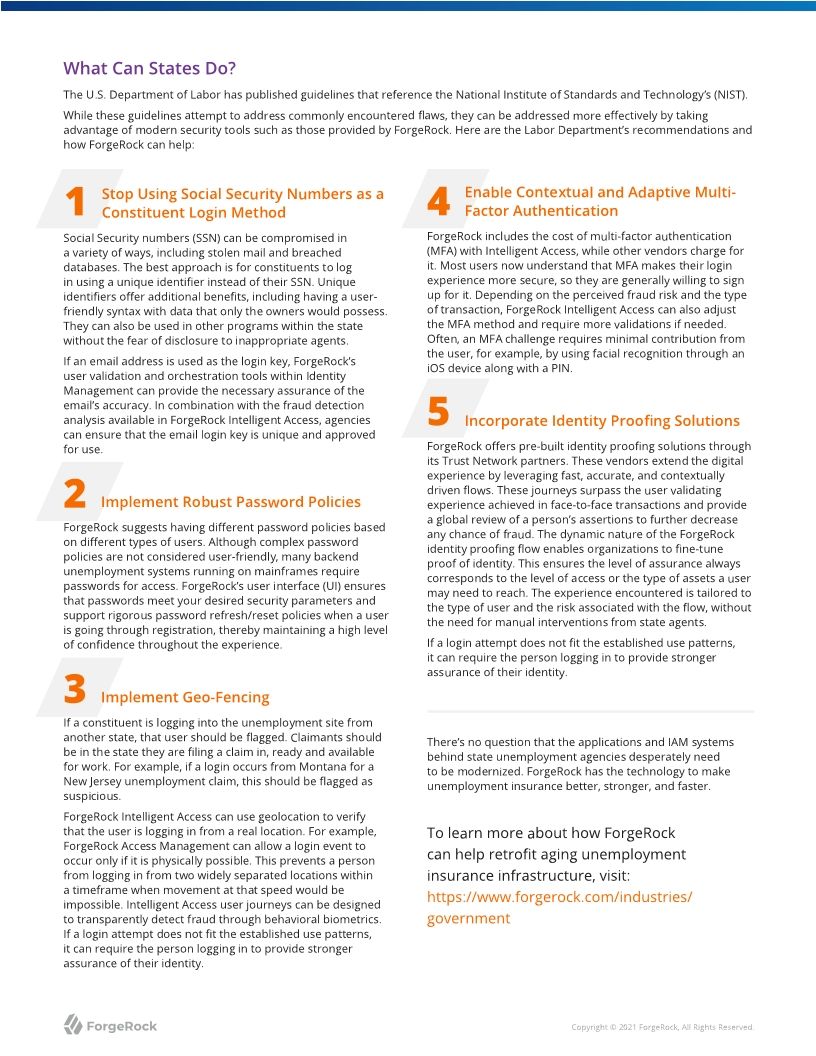 Five Ways Identity and Access Management (IAM) Cuts the Cost of Unemployment Insurance Fraud