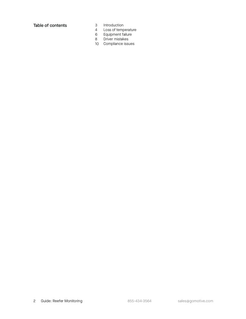 Reefer Monitoring: Expand Uptime Guide