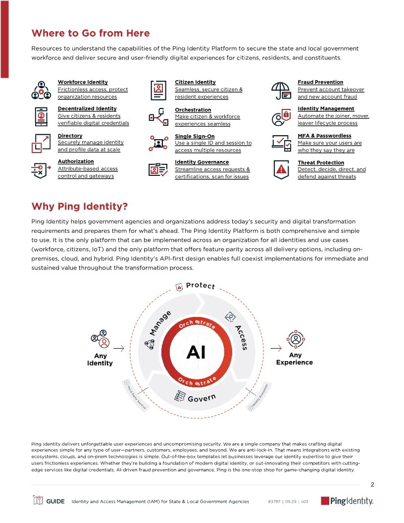 Identity and Access Management (IAM) for State and Local Government Agencies